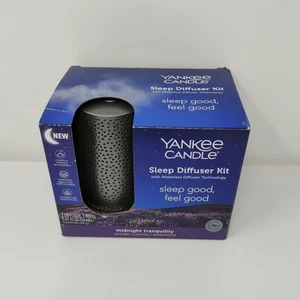 Yankee Candle Midnight Tranquility Waterless Sleep Diffuser Kit - Sealed Box New - Picture 1 of 9