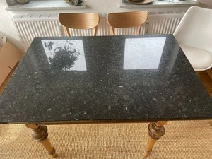 Tischplatte Granit, „Emerald Pearl“ einzigartig, NP 450 Euro, Top Zustand - Bild 1 von 5