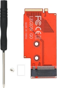 for Lenovo Saver Legion Go Handheld Conversion 2242 to 2280 SSD Hard Red - Picture 1 of 9