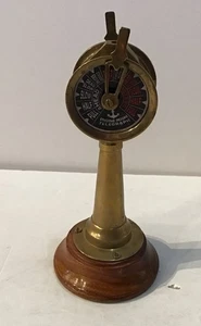 Messing Schiffsmotor Orden Mini Telegraph 6,5" Maritim Deko Reproduktion - Bild 1 von 8