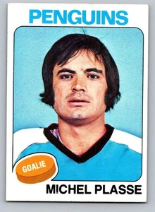 1975-76 Topps Hockey Set-Break #249 Michel Plasse Penguins *WSC* - Imagen 1 de 2