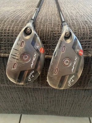 NUEVO Juego Híbrido Callaway Apex 21 Derecha Ajustable 4H-21*5H-24* UST Retroceso Dardo 75-Rígido Foto 1 de 4