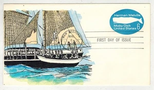 1970 WHALING HERMAN MELVILLE MOBY DICK U554 SCARCE HANDPAINTED SHIPS & PAQUEBOT - Picture 1 of 2