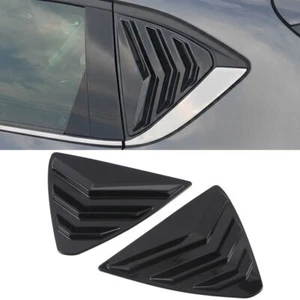 For Mazda CX-5 2017-24 Glossy Black Side Vent Window Scoop Louver Cover Cap Trim - Picture 1 of 8