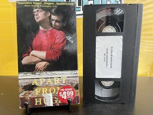 Apart From Hugh (1994 B&W) VHS Unrated Gay Interest Water Bearer Films RARE OOP - Imagen 1 de 4