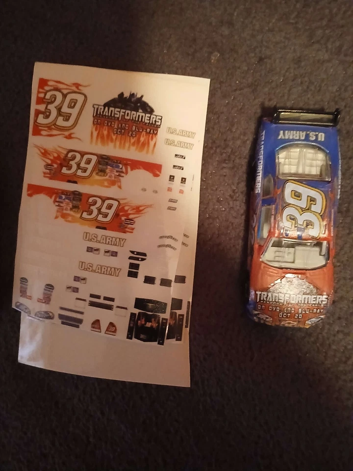 Calcomanía NASCAR 2009 RYAN NEWMAN TRANSFORMERS 1 64 PELAR Y PEGAR Foto 1 de 1