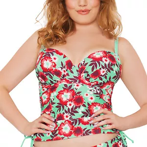 Tankini imbottito balcone Curvy Kate CS3016 Aloha in schiuma di mare - Foto 1 di 3