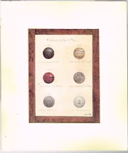 A Century of Golf Balls Mounted Print by Arnie R. Fisk - Picture 1 of 2