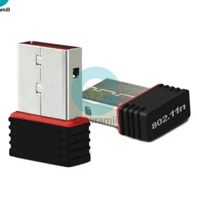 150Mbps USB WiFi Wireless Adapter 802.11n/g/b 150M PC Computer Network LAN Card - Image 1 of 4