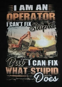 HEAVY MACHINE OPERATORS - I Am An Operator... T-Shirt 3XL in schwarz - Bild 1 von 4