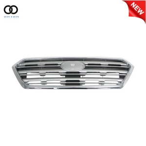 Front Upper Bumper Grille Chrome/Silver Grill For 2015/2016/2017 Subaru Outback - Picture 1 of 9
