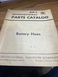 HO-1 IH International Harvester Rotary Hoes Parts Catalog - Picture 1 of 4