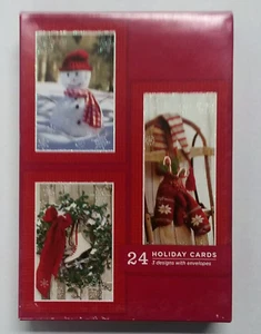 24 Holidays Cards with envelopes ~ NEW! - Picture 1 of 7