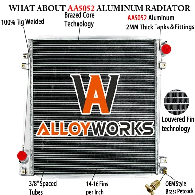 Radiator For 02-2005 Ford Explorer 2002-2005 Mercury Mountaineer 4.0L 4.6L V8 - Image 1 of 4