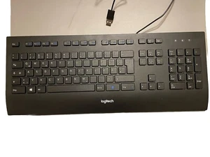 Logitech K280E PRO FOR BUSINESS - Deutsch QWERTZ USB-Tastatur - Black / Schwarz - Bild 1 von 2