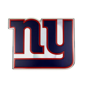 New York Giants Metal Die Cut Auto Emblem Decal Sticker NFL 