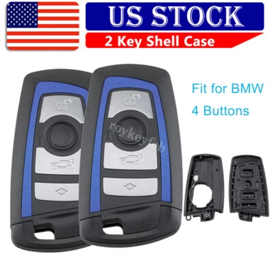 Carcasa de llave remota de 2 autos para BMW X5 F15 F23 2014 2015 2016 2017 2018 2019 Foto 1 de 4