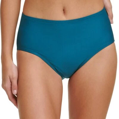 DKNY Classic High Waist Bottom Teal S XL Small XLarge NWT - Image 1 of 2