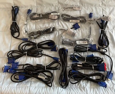 DELL 15-pin VGA Male-Male Video Display Monitor Cable 089G-725HAA-2G by - Image 1 of 2