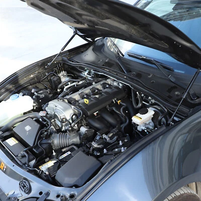 Black Strut Lift Gas Hood Shock Damper Kit for 2016-2022 Mazda Miata MX5 ND MX-5 - Image 1 of 4