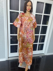 DMI FASHIONS -Hand-Painted Tie & Dye Dress – Luxurious, Light & Effortlessly Sty - Picture 1 of 38