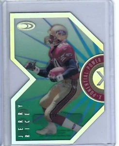 1999 Donruss Preferred QBC Jerry Rice 1778/2500 X-PONENTIAL POWER #6A - Picture 1 of 2