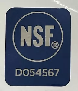 3X Adesivo NSF Decalcomania Fondazione Sanitaria Nazionale Ristorante Sicurezza Elettrica - Foto 1 di 6