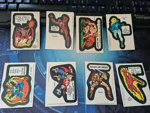 TOPPS MARVEL COMIC BOOK & SUPERHEROES TRADING CARDS CHEWING GUM STICKERS 1975-76 - Picture 1 of 7