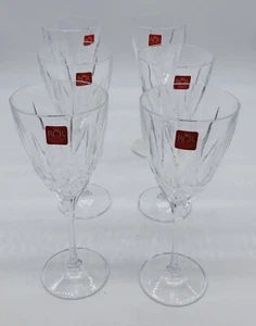 6 Bicchieri Calici Acqua Vino Royal Crystal Rock RCR Nuovi con etichette - Foto 1 di 6