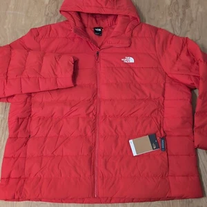 BRANDNEU The North Face Herren 4XB Aconcagua 3 Puffer feurig rot Daunenjacke Reißverschluss - Bild 1 von 9
