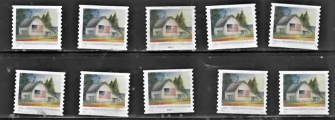 USA 2022 Flags on Barns  2 PNC,s and Regulars  P111 & B222 Used Stamps   fine - Image 1 of 1