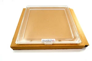 Swatch Watch PlexiGlass Clear Acrylic Storage Case for 6 Swatch Watches with Box - Picture 1 of 6