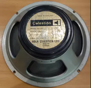 Celestion G12M Blackback 25W 16 Ohms 1978 DL19 12 Inch Genuine Speaker Driver - Picture 1 of 8