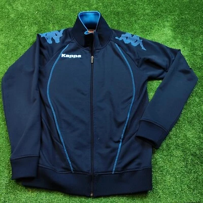 Vintage Kappa Track Jacket Adult Large Navy Blue Full Zip 90s Logo Mens outdoors - Image 1 of 4