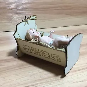 Statue de Jésus bébé, collection de sculptures artisanales en résine pour - Bild 1 von 7