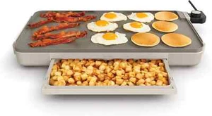 Bella 12" x 22" Electric Griddle Warming Tray Ceramic Nonstick Coating Open Box - Picture 1 of 9