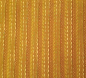 18" Stripe Julia Cairns Quilting Treasures African Tonal Gold / Golden Yellow - Picture 1 of 3