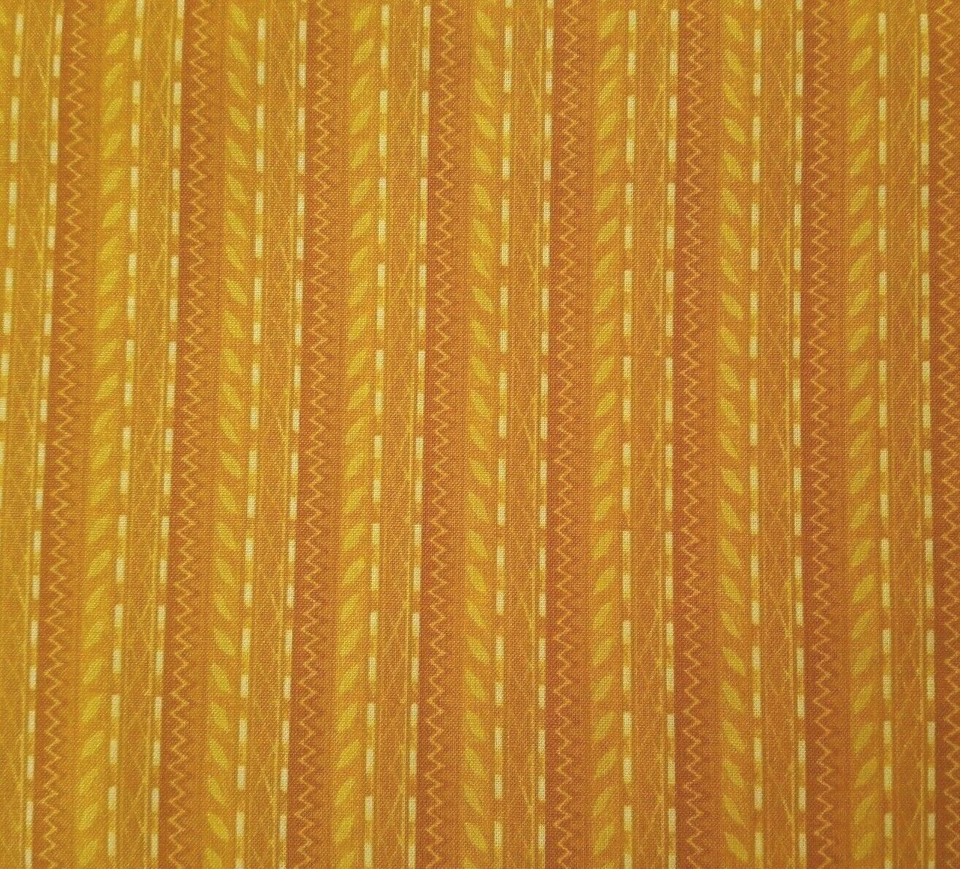 18" Stripe Julia Cairns Quilting Treasures African Tonal Gold / Golden Yellow - Image 1 of 3