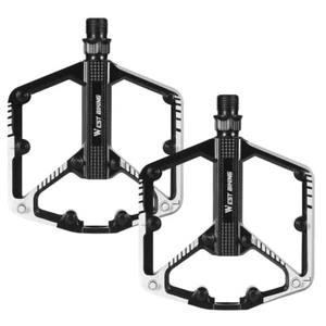 Bike Pedals Aluminium Alloy Road Bicycle MTB Mountain Cycling Pedals 9/16'' - Picture 1 of 15