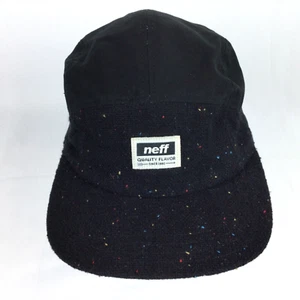 NEFF Hat Black Multicolor Speckle Skateboard Snowboard Cap Unique Snap Strapback - Picture 1 of 10