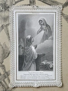 Ancienne Image Pieuse Canivet Retraites Dévotion de Marie  Letaille 234 - Picture 1 of 2