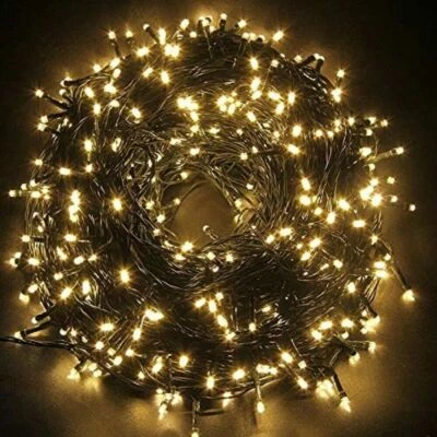 LED chaser light 400/800 Christmas Tree Decoration 8 Functions Garden Lights  - Image 1 of 4