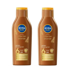 Nivea Sun Carotene Lotion Intense tan SPF 6 (2 x 200ml) - Picture 1 of 1