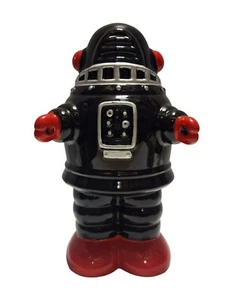 ROBOTS: GRAN BANCO DE DINERO ROBOT CHINO NEGRO HECHO POR KATO KOGEI EN JAPÓN (MN) - Imagen 1 de 7