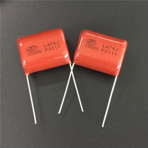 2PCS CL21 474J 1000V 0.47UF 470NF P22.5 Metallized Film Capacitor - Picture 1 of 1