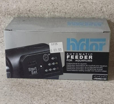 Hydor Futterautomat für Aquarien füttert 3 mal täglich Brandneu - Bild 1 von 4
