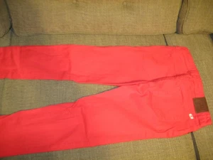 VERY NICE Lucky Brand Zoe Skinny Jeans Size 16 Girls Red Denim 27.5" Inseam - Picture 1 of 4
