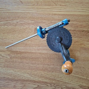 Vintage Anders Mattson Mora Weaving Bobbin Winder No. 2 (Made in Sweden) Blue - Picture 1 of 5