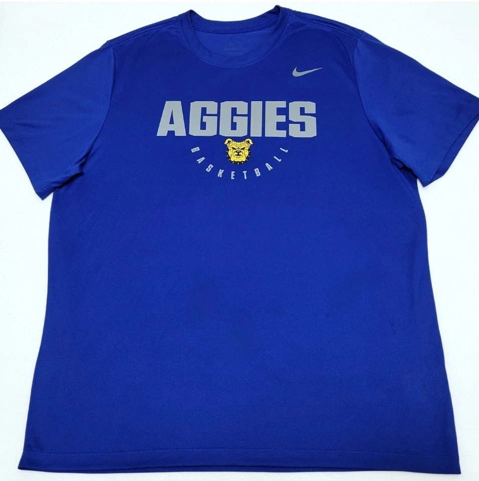 TEAM ISSUED Nike Dri-Fit North Carolina A&T Aggies basketball shirt Men's XL - Image 1 of 4