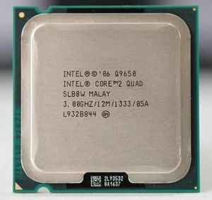 Intel Core 2 Quad Q9650 3GHz/12M/1333 Quad Core LGA 775 CPU Processor - Picture 1 of 2
